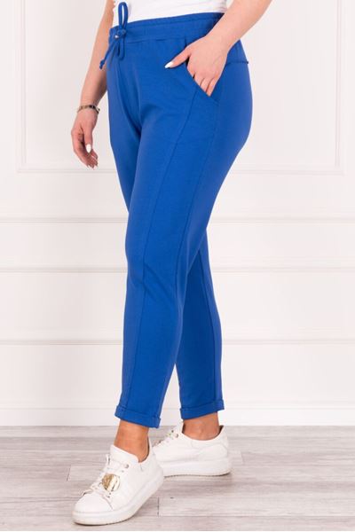 Immagine di PLUS SIZE BLACK SPORTY TROUSERS